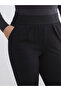 Plus Size Elastic Waist Women's Trousers - 3