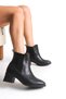 Tamnesra Women's Boots 0012612 Black Leather - 3