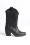 Thalyven Women's Short Boots 00126040 Black Skin