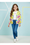 Girl's Waterproof Hooded Raincoat - 4