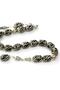 Oltu Stone and Galalith Capsule Cut Zaza Tespih - 4