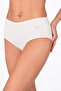 Women's Cotton High Waist Bato Modal Panties Ecru |   K23922 - 3