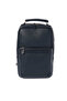 Navy Blue Genuine Leather Men's Crossbody Bag - S1Ac00021481-D6M