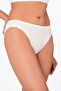 Women's Cotton Modal Slip Panties |   Ecru K23924 - 3