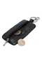 Black Genuine Leather Unisex Keychain - S1An00000129-A6F - 2