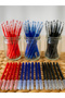 60 Pcs Office Ballpoint Pens (20 Blue, 20 Red, 20 Black) - 2