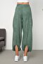 Women's Cupra Fabric Baggy Shalwar Trousers with Pockets - 6