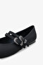 Irosa Women's Ballet Flats Black Nubuck - 3