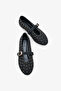 Doera Women's Ballet Flats Black Nubuck - 4