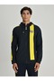 S.K. 25/26 Tribün Basic Hoodie Hooded Zippered Tracksuit Top Men's Jacket Dark Blue - 3