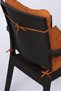 Neva Pofidik Orange Back Chair Cushion with Special Stitched Laces, 44X88 cm - 3