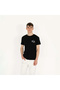 Slimfit SQL Baskılı Siyah Erkek T-Shirt