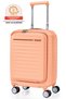 Frontec Suitcase 54 cm or 20 inch Spinner Polycarbonate Apricot USB Port TSA 008