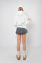 I Love You so Matcha Printed Oversize Unisex White Hoodie - 7