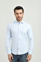 Slimfit Blue Patterned Men's Shirt with Lycra Slim Fit Structure As0710716-16 - 6
