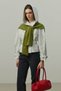 Square Piece Scarf Green - 5