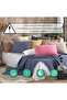 Aztec Pattern 4 Layer Multi Muslin Natural 100% Cotton 2 Pillowcases 50X70Cm - 6