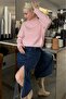 Pink Turtleneck Women's Knit Sweater Mg2535 - 6