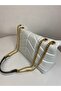 Quilted Women's Hand and Shoulder Bag with Chain Strap - 5