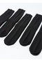 Set of 5 - Textured Crew Length Socks - 2