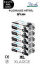 Nitrile Black Powder-Free Examination Gloves XL - 5 Packs of 100