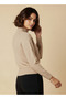 Yoke Detail Sweater with Long Sleeves - 3