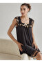 Lace Trim Bridal Night Dress with Thongs