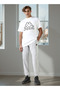Logo Detail Joggers with Drawstring Closure and Pockets - 2