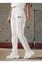 Logo Print Track Pants with Contrast Side Panel