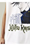 Fushiguro Print Crew Neck T-shirt - 4