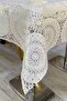 Wicker Transparent Coated Tablecloth Stylish Decorative Luxury Wipeable Table Cloth Dowry Free of Worry - 5