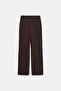 Premium Vento Mid Waist Wide Leg Woven Trousers - 3