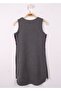 Girl's Chest Star Printed Zero Sleeve Dress - 3