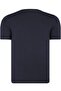 Double Set T8569 Circular Neck Men's T-Shirt-Black-Dark Blue - 5