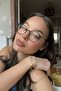 Lumina Blue Light Protection Screen Glasses – Clear Glass |   Black Unisex Screen Glasses with Gold Detail - 6
