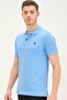 تي شيرت رجالي بياقة بولو من القطن، تصميم أساسي يومي أنيق ومريح ومناسب للجسم بشكل عادي - 5