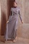 STONE EMBROIDERED EVENING DRESS 50422