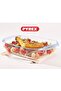 Irresistible Rectangular Roaster 2.1L - Versatile Borosilicate Glass Kitchen Essential - 3
