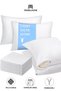 Tela 5 Pieces Zippered White Pillow Liner Economical Mattress 50X70