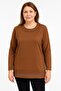 Relaxed Cut Pearl Stone Embroidered Mother Women's Combed Cotton Blouse