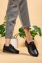 Women's Black Classic Shoes Orthopedic Mother Shoes Mother Ballet Flats Shoes Mother Women's Casual Shoes - 4