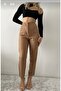 Winter Wool Effect Front Pleated Slimming High Waist