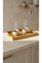 Lara Bamboo Patterned Tray Medium - 3
