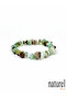 Natural Stone Cracked Chrysoprase Unisex Bracelet