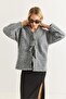 Women's Cashmere Front Tie Jacket Beige - 4