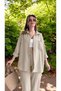 Summer Linen Bottom Top Set - 3