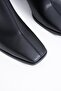 Hernet Cornered Molded Pre-Stitched Women's Boots Black Leather - 5