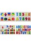 Wooden 12-Piece Puzzle Set Seasons National Heroes Animals Snap on and Off Puzzles - 3