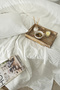 Bestina Gold Cotton Satin Double Duvet Cover Set - 4