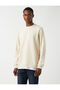 Basic Sweatshirt Ruffled Crew Neck - 3